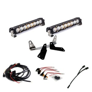 Ford F-150 Light Bar Kit - Baja Designs - Dual S8 Series 10in - `18-`27